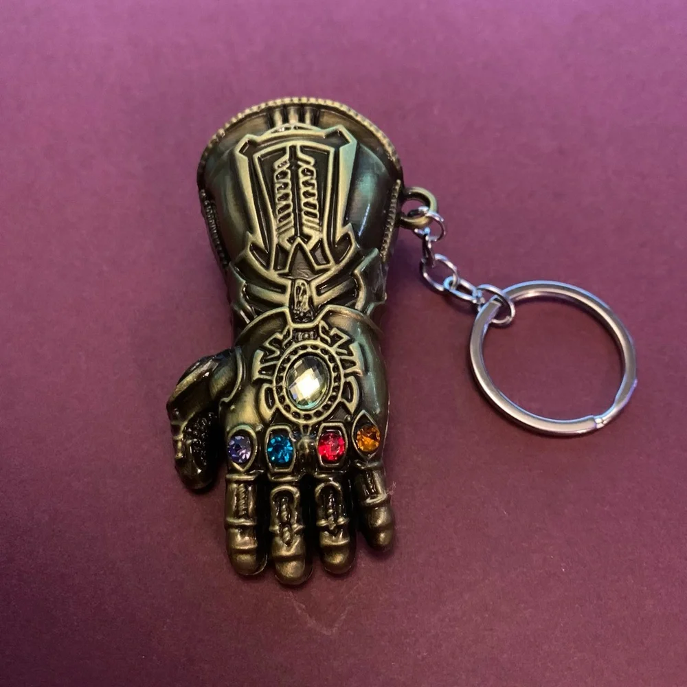 Thanos infinity stone key chain